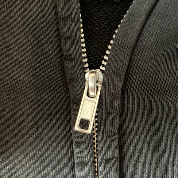H&M black zip up hoodie - Picture 3 of 4
